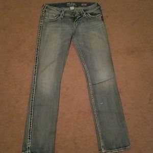 Silver jeans